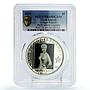 Cook Islands 5 dollars Hollywood Ginger Rogers Cinema PR69 PCGS silver coin 2010