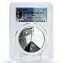 Niue 1 dollar Galaxies Antennae Galaxy Space PR69 PCGS silver coin 2015