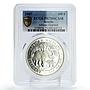 Somalia 100 shillings African Wildlife Elephant Fauna PR70 PCGS silver coin 2007