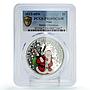 Niue 1 dollar Merry Christmas Santa Claus Gifts Toys PR69 PCGS silver coin 2013