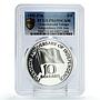 Trinidad & Tobago 10 dollars Independence 20th KM-49a PR69 PCGS silver coin 1982