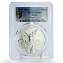 Mexico 1 onza Libertad Angel of Independence MS68 PCGS silver coin 2004