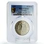 Vietnam 10 dong Football World Cup in Italy Player MS69 PCGS CuNi coin 1989