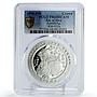 Isle of Man 1 crown Lunar Calendar Year of the Rabbit PR68 PCGS silver coin 1999