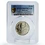 Malaysia 10 ringgit Independence 30th Anniversary PR67 PCGS silver coin 1987