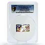 Cook Islands 1 dollar Year of the Dragon Happiness PR67 PCGS silver coin 2012