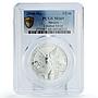 Mexico 1/2 onza Libertad Angel of Independence MS69 PCGS silver coin 2002