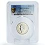 Monaco 20 francs King Rainier III ESSAI PATTERN TRIAL SP64 PCGS silver coin 1950