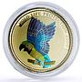 Congo 10 francs Protection Wildlife Green Parrot Fauna Hologram silver coin 2000