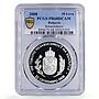 Bulgaria 10 leva Independence 100th Anniversary PR68 PCGS silver coin 2008