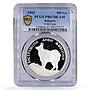 Bulgaria 100 leva Conservation Wildlife Goat Fauna PR67 PCGS silver coin 1993