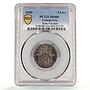 Italy Vatican 5 lire Sede Vacante Dove Bird Sun KM-20 MS66 PCGS silver coin 1939