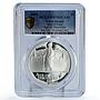 Cook Islands 1 dollar Discovery Age Marco Polo Camels PR70 PCGS silver coin 2005