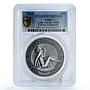 Palau 10 dollars Eternal Sculptures Leda Swan Art PR70 PCGS silver coin 2019