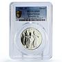Indonesia United Nations UN Wayang Balinese Dancers SP69 PCGS silver medal 1981