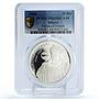 Belarus 20 roubles Vseslav Polotsk St Sophia Church PR69 PCGS silver coin 2005