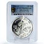 India 100 rupees UNICEF Save the Children Child Year PR69 PCGS silver coin 1981
