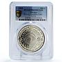 Turkey 500 lira FAO World Food Day Fisheries Conf. PR69 PCGS silver coin 1984