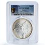 Mexico 1 onza Libertad Angel of Independence MS69 PCGS silver coin 2005