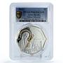 Cook Islands 5 dollars Saint Catherine Cathedral Gilt PR69 PCGS silver coin 2011