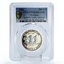 Nicaragua 500 cordobas Sandino Estrada Umanzor KM-70 PR68 PCGS silver coin 1984