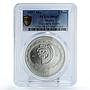 Mexico 5 pesos Precolombina Disco Muerte Death Disc MS67 PCGS silver coin 1997