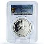 Philippines 500 piso Jose Rizal Monument Politics PR67 PCGS silver coin 1996