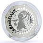 Kazakhstan 100 tenge Zodiac Signs Series Virgo proof bimetal AgTa coin 2018