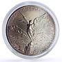 Mexico 1 onza Libertad Angel of Independence silver coin 1996