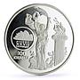 Angola 100 kwanzas Sydney Summer Olympic Games Opera House silver coin 1999