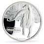 Tuvalu 5 dollars Prehistoric Fauna Seismosaurus Dinosaur proof silver coin 2002