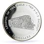 Liberia 20 dollars Railways Railroads Trains 462 Pacific proof silver coin 2003