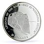 Liberia 20 dollars Railways Railroads Trains EMD Zephyr proof silver coin 2003