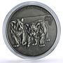 Congo 1000 francs African Ounce Wildlife Baby Lions Cubs Fauna silver coin 2012