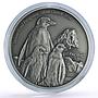 Tokelau 5 dollars Pacific Ounce Wildlife Penguins Fauna silver coin 2014