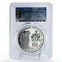 Honduras 100 lempiras America Discovery Ship Clipper PR69 PCGS silver coin 1992