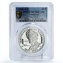 Philippines 25 piso General MacArthur Birth Politics PR70 PCGS silver coin 1980