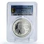 Belarus 20 roubles Folk Tales Bee Legend Literature PR70 PCGS silver coin 2017