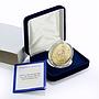 Niue 1 dollar Thomas Edison Light Bulb Inventions Science Gilt silver coin 2005
