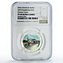 Guatemala 1 quetzal Ibero-American Railways Train 34 PF69 NGC silver coin 2019