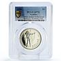 Namibia 1 dollar Independence Archer TRIAL ESSAI X#E3 SP70 PCGS CuNi coin 1990