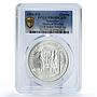 Gibraltar 1 crown Sherlock Holmes Baker Street Literature PR68 PCGS Ag coin 1994