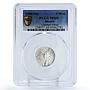 Mexico 1/10 onza Libertad Angel of Independence MS68 PCGS silver coin 2006