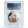 Cook Islands 5 dollars Cartoons Anime Hello Kitty PR66 PCGS silver coin 2014