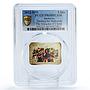 Andorra 5 diners Jesus Christ Miracles Feeding Multitude PR68 PCGS Ag coin 2012