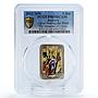 Andorra 5 diners Jesus Christ Miracles Blind Healing PR69 PCGS silver coin 2013