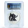 Tuvalu 1 dollar Transformers Megatron Movies Cinema PR64 PCGS silver coin 2009