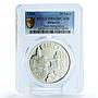 Bulgaria 10 leva Euro Integration Plovdiv City PR63 PCGS silver coin 1999