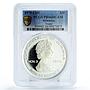 Dominica 20 dollars Israel Egypt Treaty Politics PR66 PCGS silver coin 1979