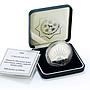 Turkmenistan 500 manat Ak Bugdai Wheat Discovery Eight-sided silver coin 2004